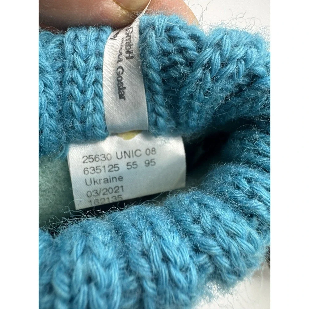 Garnet Hill Pure Wool Slippers Toddler Sz 8!Ankle Bootie Blue Slip On Unicorn